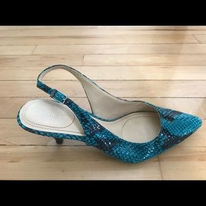 Calvin Klein sling back kitten heels